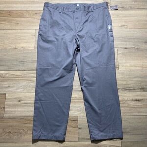 Van Heusen Mens Classic Fit Flat Front Pants Size‎ 44x32 Gray